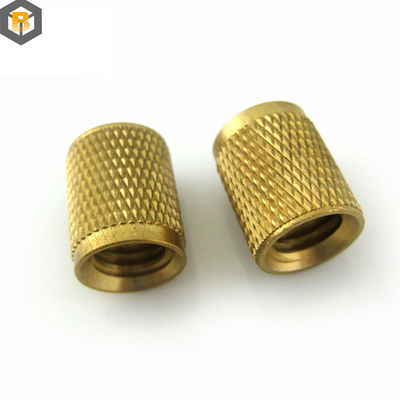 합금 스레드 삽입 견과류 청동 CNC 턴링 부품 마이크로 가공 0.002-0.01mm 예비 부품