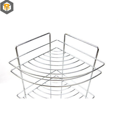 사용자 지정 2D/3D 드로잉 욕실 도구 3 층 샤워 보관 랙 코너 서 있는 수건 캐디