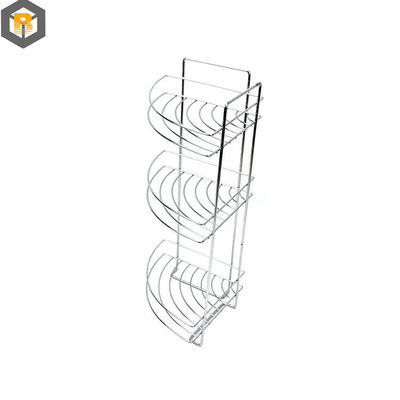사용자 지정 2D/3D 드로잉 욕실 도구 3 층 샤워 보관 랙 코너 서 있는 수건 캐디