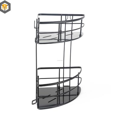벽에 장착 된 자기 접착 철 코너 샤워 캐디 예비 부품 2D / 3D / 도면에 따라 사용자 정의
