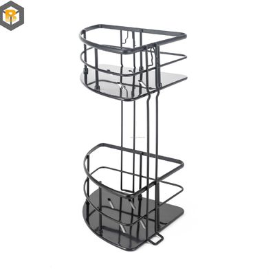 벽에 장착 된 자기 접착 철 코너 샤워 캐디 예비 부품 2D / 3D / 도면에 따라 사용자 정의