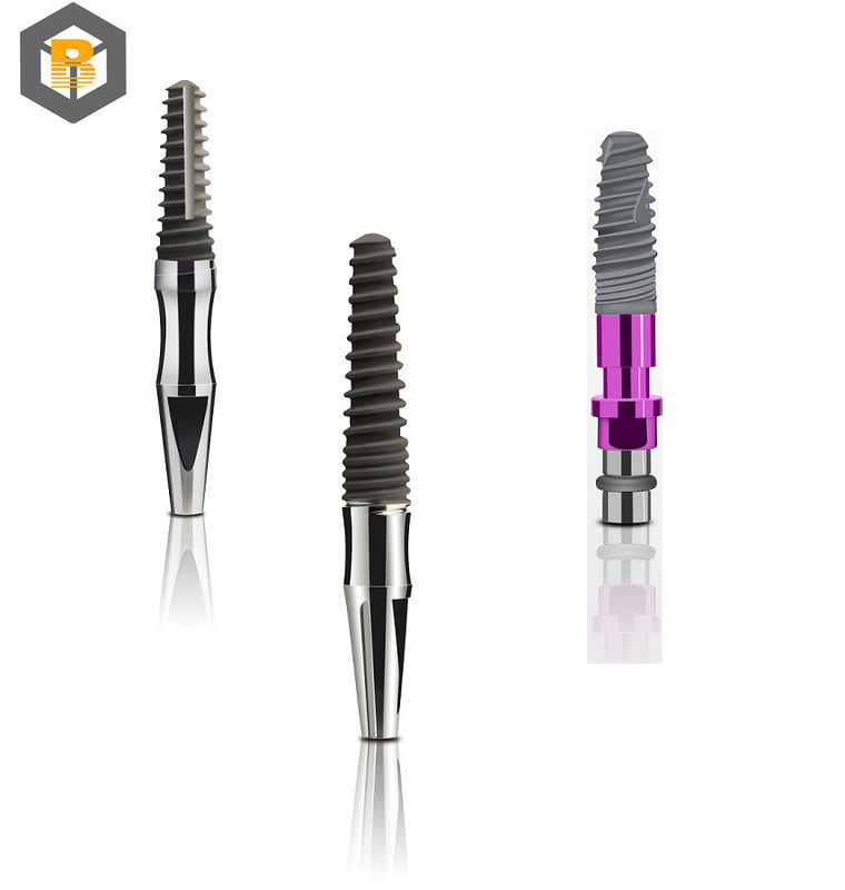 순수한 티타늄 치아 임플란트 뼈 레벨 고정 CE/ISO13485 S.L.a 표면 사용자 정의